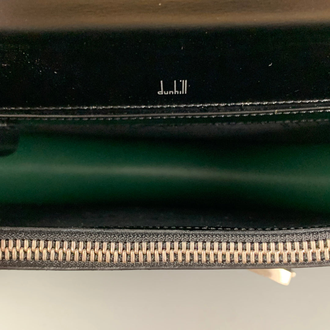 DUNHILL Black Cowhide Leather Confidential Second Bag