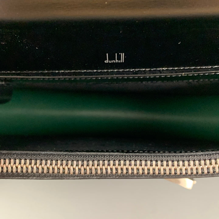 DUNHILL Black Cowhide Leather Confidential Second Bag
