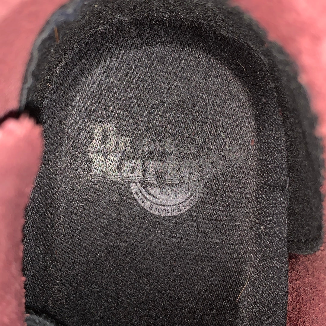 DR. MARTENS Size 8 Burgundy Leather Boots