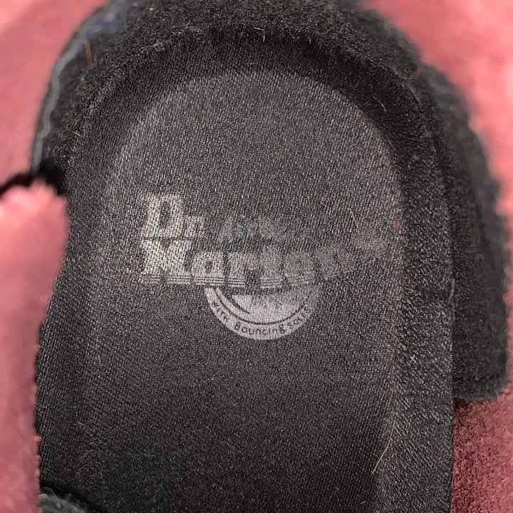 DR. MARTENS Size 8 Burgundy Leather Boots
