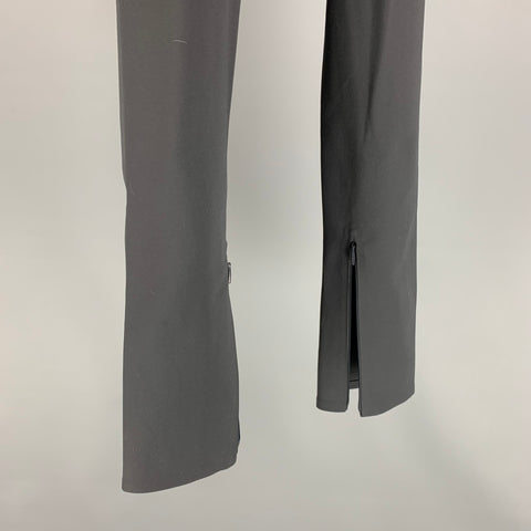 THE ROW Pantalones casuales ajustados de poliéster gris talla XS