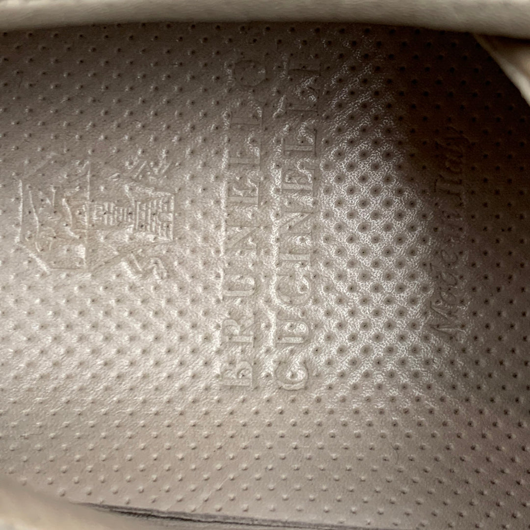 BRUNELLO CUCINELLI Size 7.5 Sea Foam Suede Sneakers