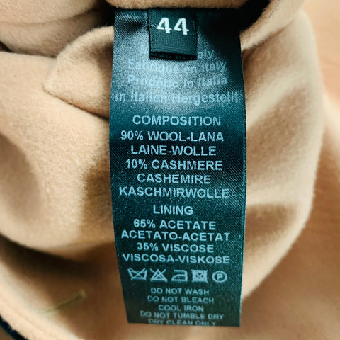 PAUL SMITH Taille 44 Manteau de sport à revers cranté en laine et cachemire rose
