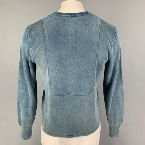 RRL by RALPH LAUREN Size L Indigo Wash Crew-Neck Pullover
