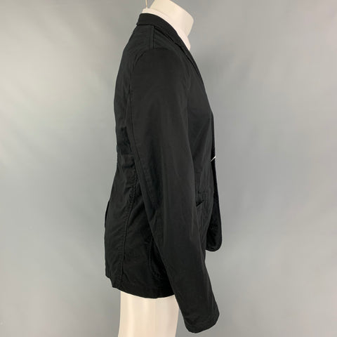 COMME des GARCONS HOMME Taille L Manteau de sport en coton mélangé noir