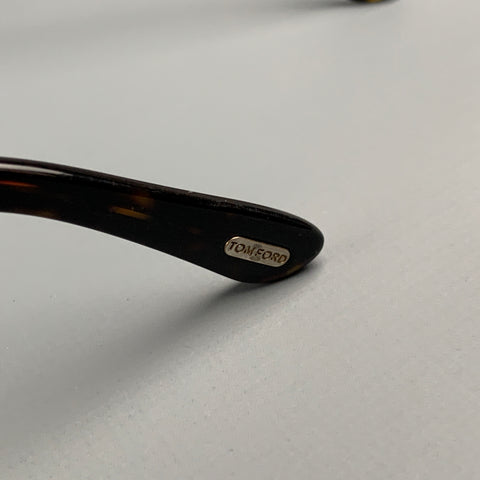 TOM FORD Brown Tortoise Acetate Frames
