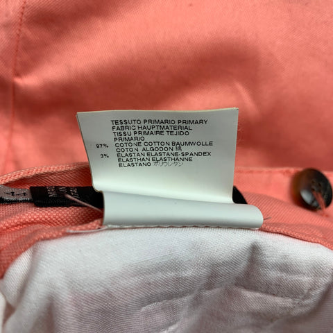 DSQUARED2 Pantalon décontracté en coton mélangé saumon taille 28 avec braguette boutonnée