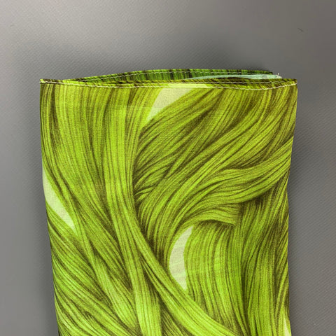 VINTAGE Foulards Abstraits Bleu Vert