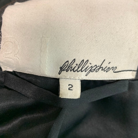 3.1 PHILLIP LIM Size S Black Double Breasted Jacket