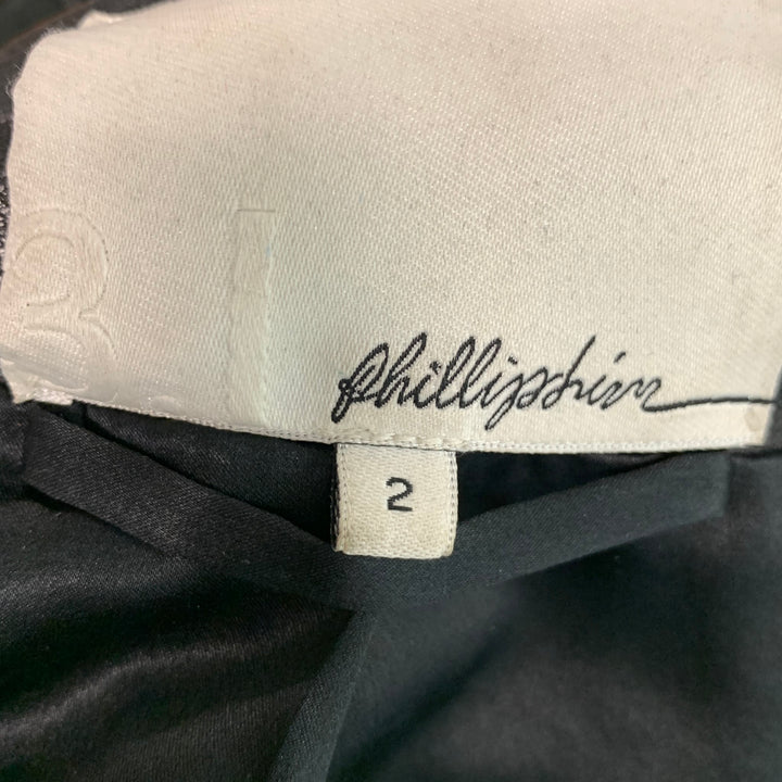 3.1 PHILLIP LIM Size S Black Double Breasted Jacket