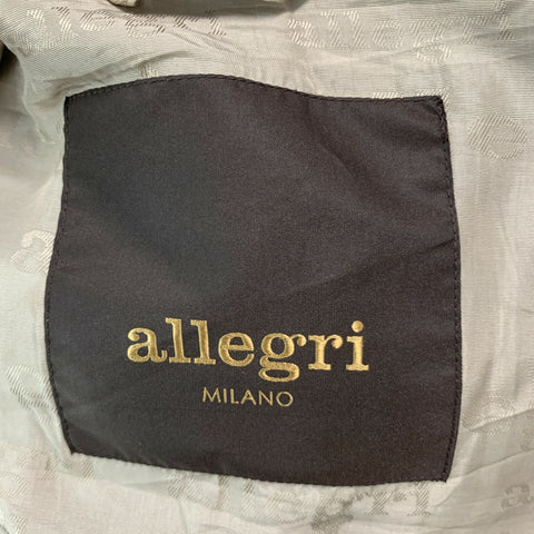 ALLEGRI Size M Navy Polyester Zip & Buttons Jacket