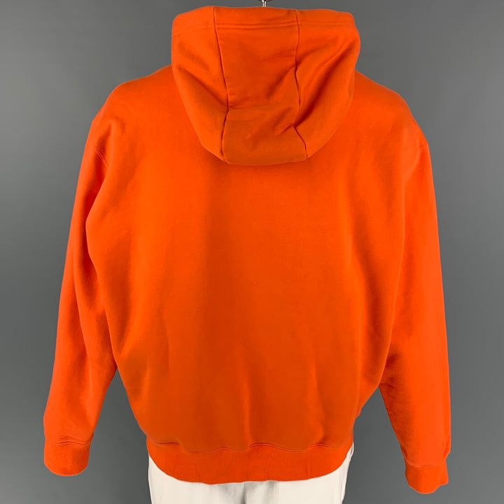 NIKE x ACG Size L Orange Cotton Hoodie Sweatshirt