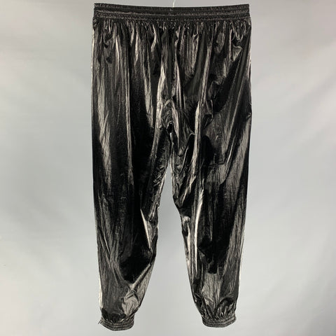 GIVENCHY by Ricardo Tisci Size 32 Black Textured Polyamide Sweatpants