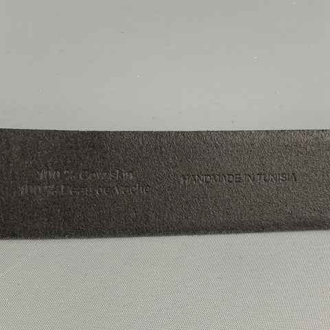 HUGO BOSS Size 34 Gray Suede Belt