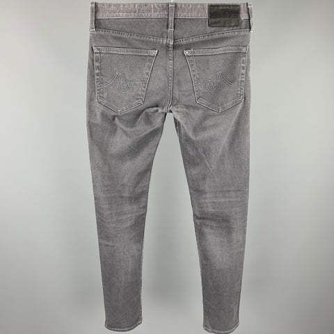 ADRIANO GOLDSCHMIED Size 30 Grey Wash Denim Zip Fly Jeans