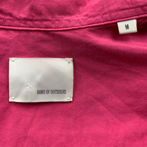 BAND OF OUTSIDERS Size S Pink Cotton Button Down Long Sleeve Shirt