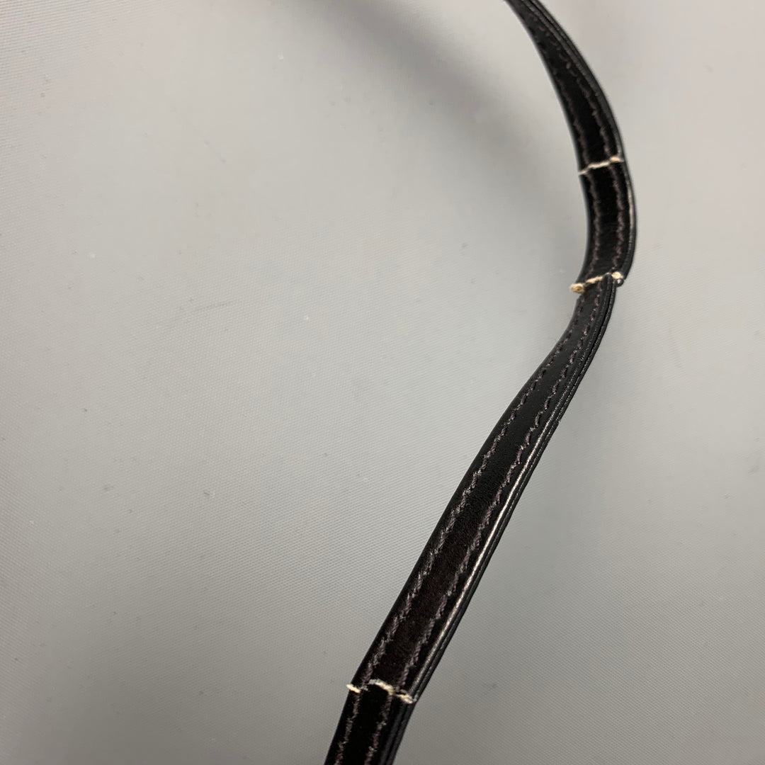 Bolso cruzado de cuero negro GUCCI