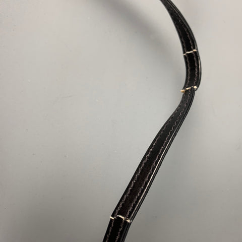 GUCCI Black Leather Cross Body Handbag