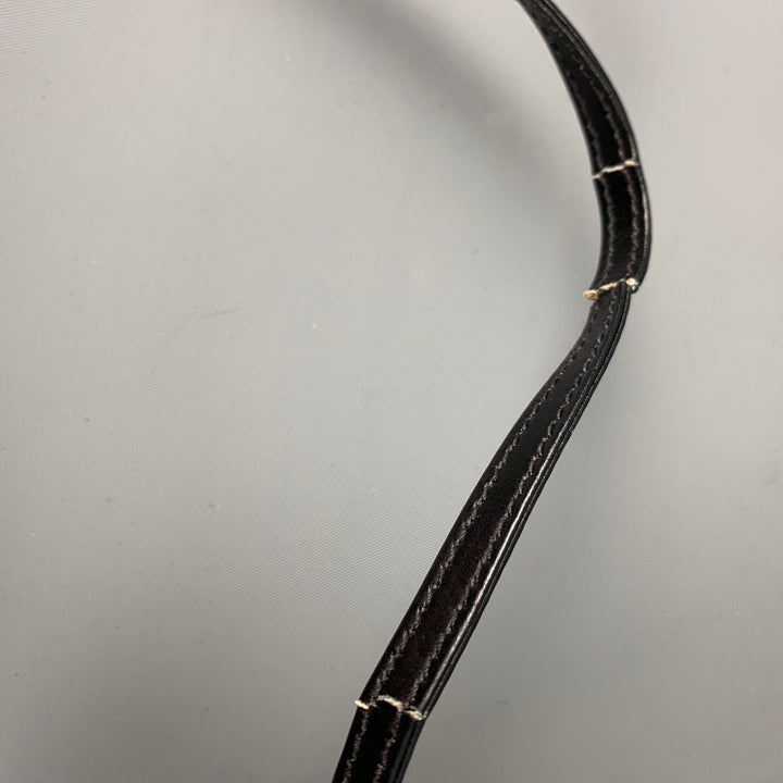 Bolso cruzado de cuero negro GUCCI