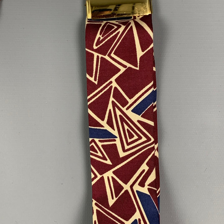 POLO by RALPH LAUREN One Size Burgundy Geometric Suspenders