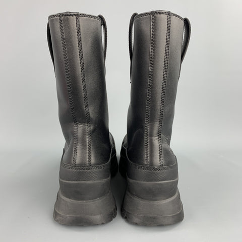 STELLA McCARTNEY Taille 10 Bottines à enfiler en simili cuir noir