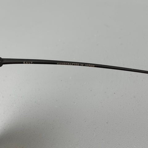 SALT Black Titanium Aviator Sunglasses