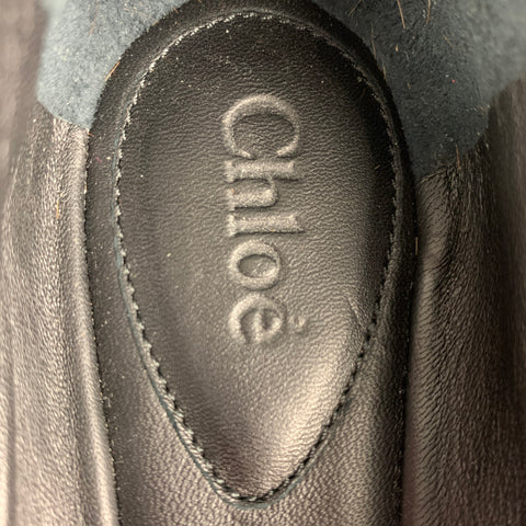 CHLOE Size 8.5 Brown Animal Print Calf hair Ballet Flats