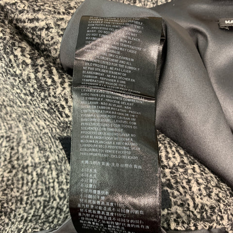GIORGIO ARMANI Size 40 Grey Black Heather Wool Blend Sport Coat