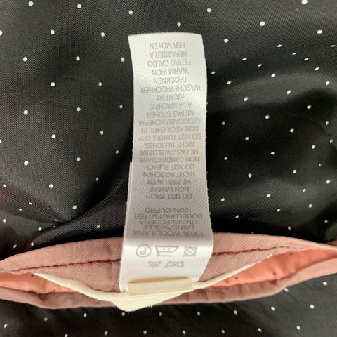 PAUL SMITH Taille 42 Manteau de sport à revers cranté en laine rouge