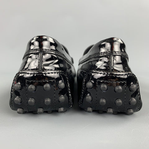 TOD'S Zapatos planos de charol negro talla 10