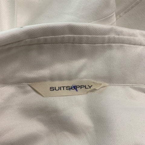 SUITSUPPLY Size M White Button Up Long Sleeve Shirt