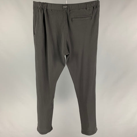 RAG & BONE Size L Charcoal Cotton Sweatpants