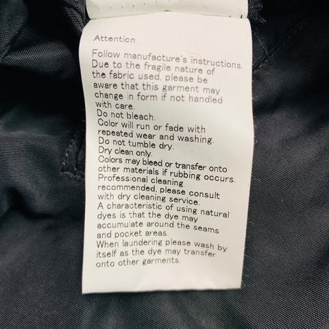 VISVIM Size L -Corps Down Jacket- Black Nylon Buttoned Coat