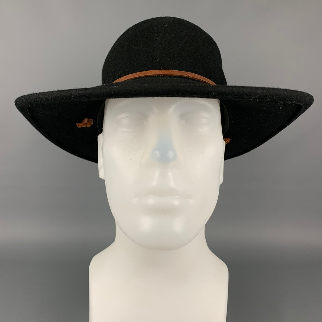 BRIXTON Size M Black Wool Hat
