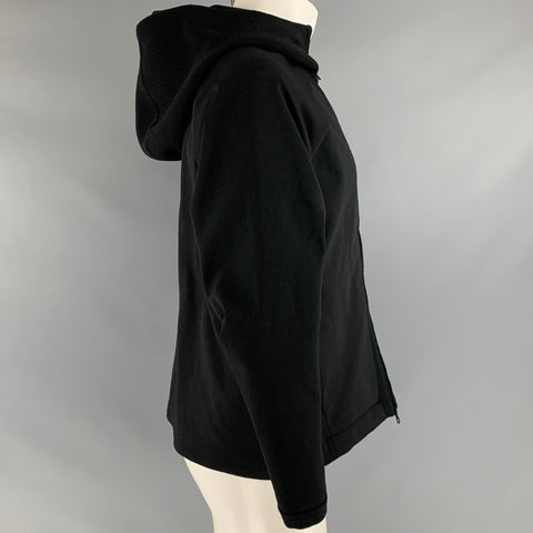 TOMORROWLAND Size S Black Polyester Hooded Jacket