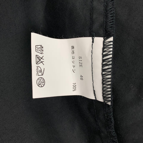 KIDILL Size S Black Cotton Oversized Long Sleeve Shirt