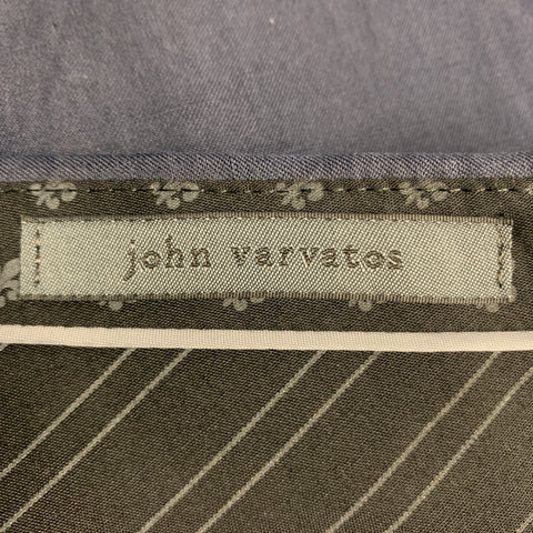 JOHN VARVATOS Size 30 x 30 Navy Cotton Tab Waist Casual Pants