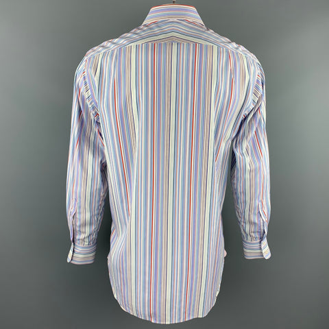 THOMAS PINK Size M Multi-Color Stripe Cotton Button Up Long Sleeve Shirt