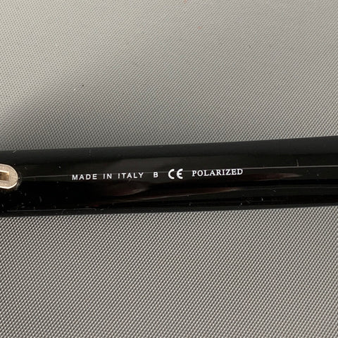 CHANEL Black & Silver Acetate Sunglasses