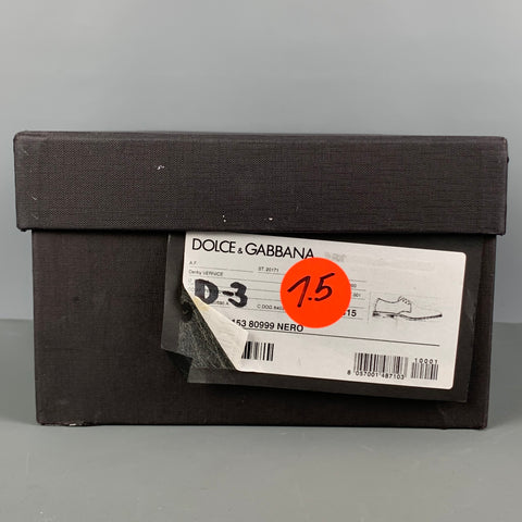 DOLCE &amp; GABBANA Taille 7,5 Chaussures à lacets noires