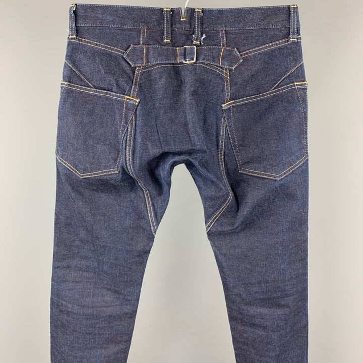 JUNYA WATANABE Taille M Indigo Contrast Stitch Denim Jeans