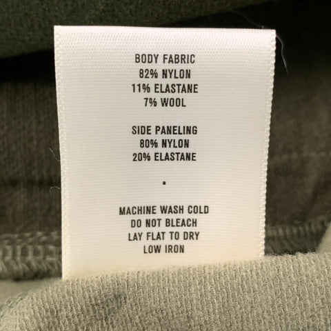 TRACKSMITH Size L Olive Solid Nylon Blend Zip Up Jacket
