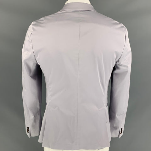 PAUL SMITH Soho Fit Size 44 Regular Lilac Cotton Notch Lapel Sport Coat