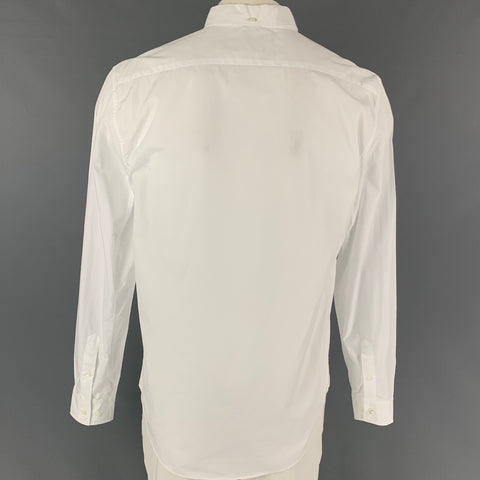 MARC JACOBS Camisa de manga larga con botones de algodón blanco talla XL
