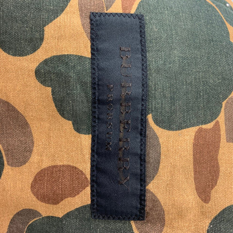 BURBERRY PRORSUM Size 44 Green Camel Camo Cotton Worker Jacket