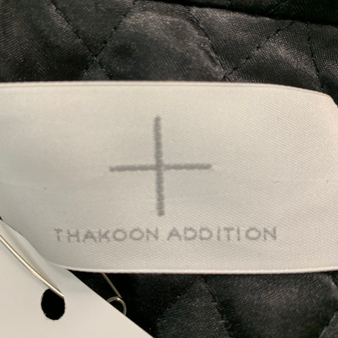 THAKOON Size S Brown Purple Wool Blend Hooded Vest