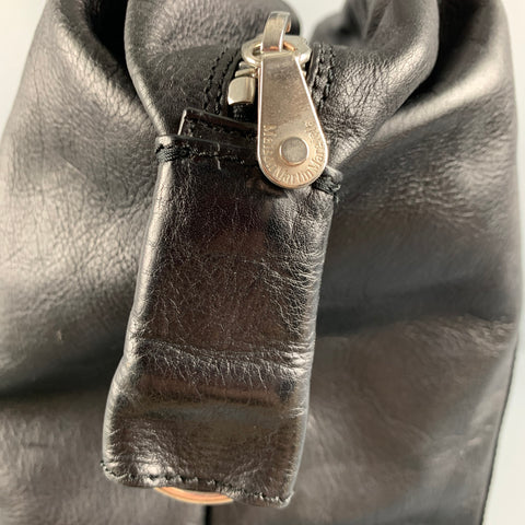 MARTIN MARGIELA Black Leather Top Handles Bags