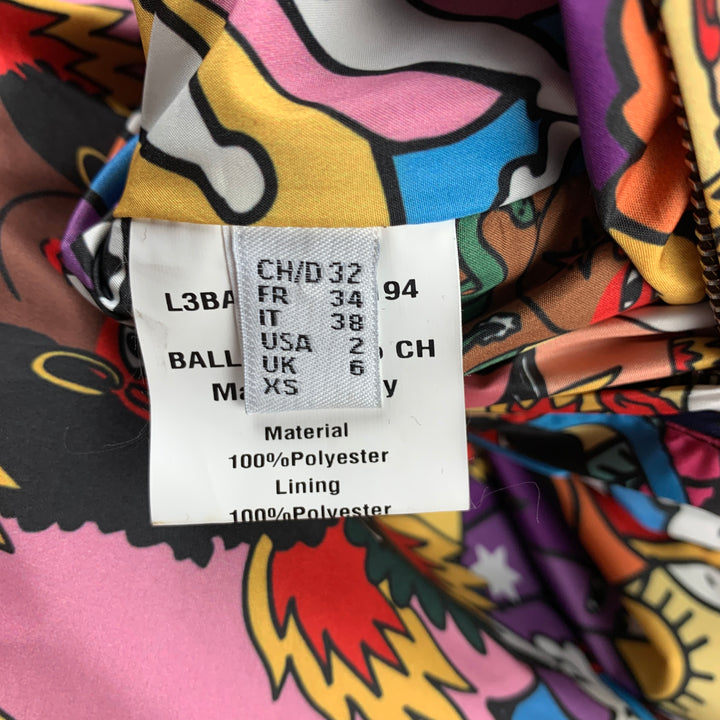 BALLY x RICARDO CAVAOLO Size 2 Multi-Color Polyester Jacket