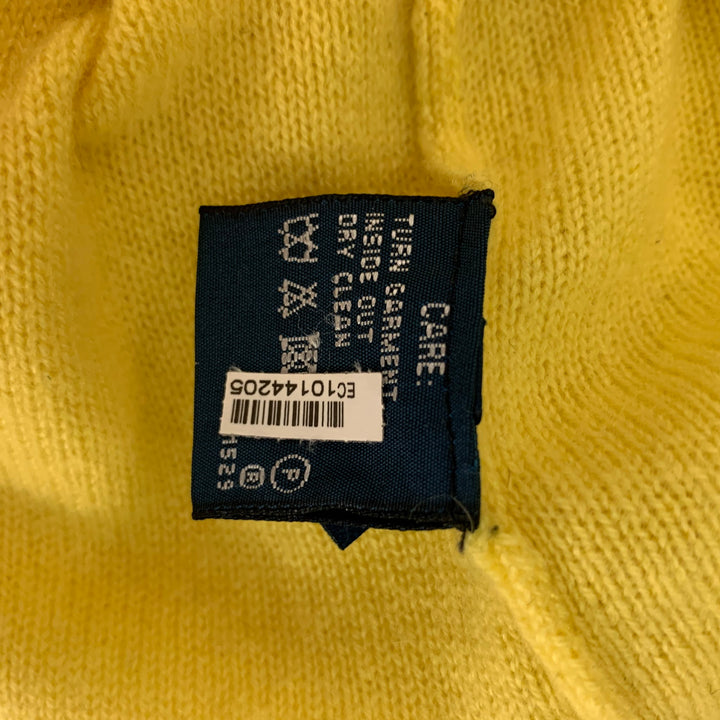 RALPH LAUREN Size M Yellow Cashmere Knitted Pullover
