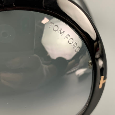 TOM FORD Black Acetate Sunglasses